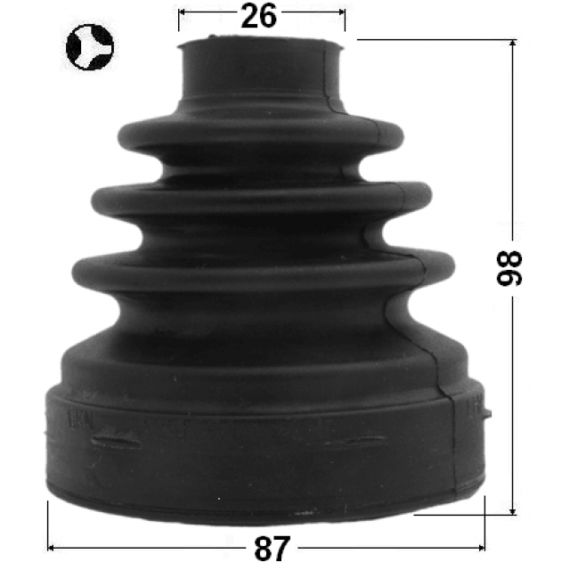 Пыльник ШРУСа FEBEST 2115-CA223LHT preview 2 Пыльник ШРУСа FEBEST 2115-CA223LHT preview 2