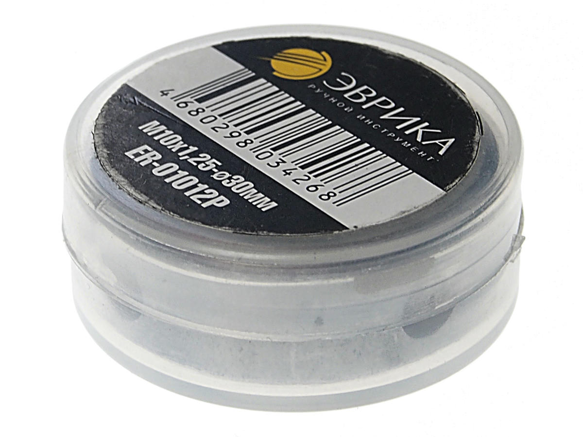 Плашка M10x1,25-o30мм, в пластиковом футляреЭВРИКА preview 1