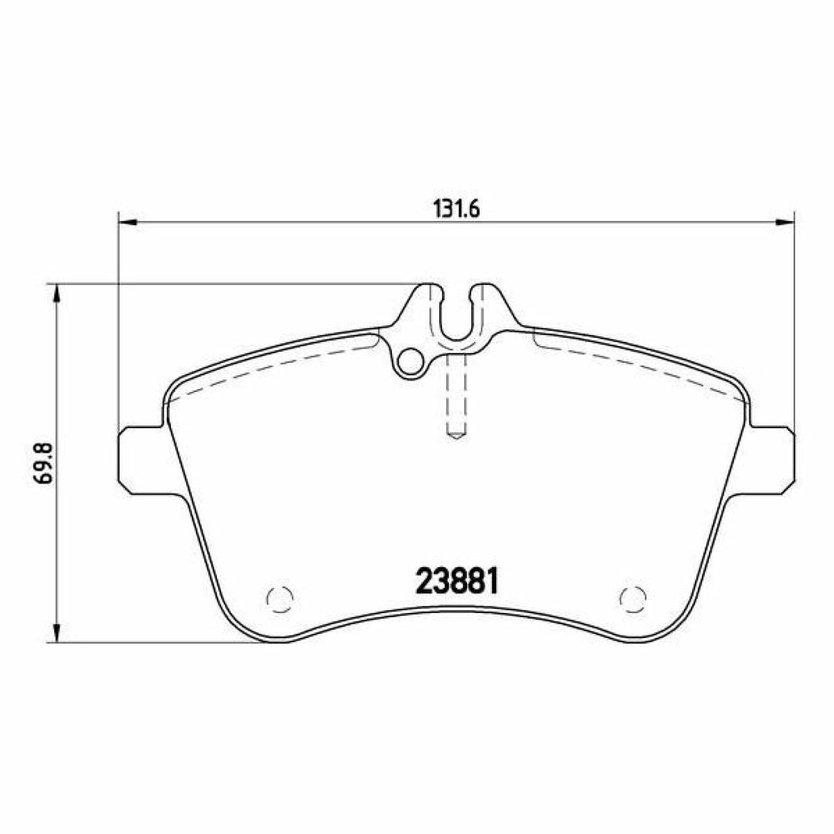 Колодки тормозные передние к-кт TRIALLI PF 4158 preview 2