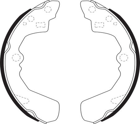 Колодки барабанные к-кт TRIALLI GF 4554 preview 4