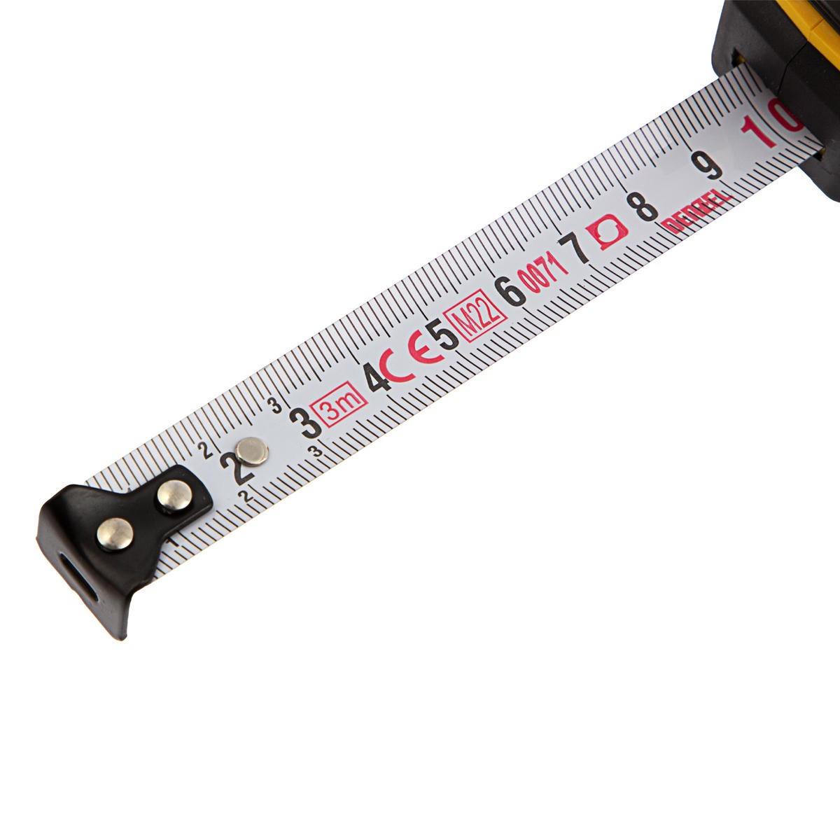 Рулетка 3м 16мм двухкомп. корпус, кнопка пауза DENZEL preview 6
