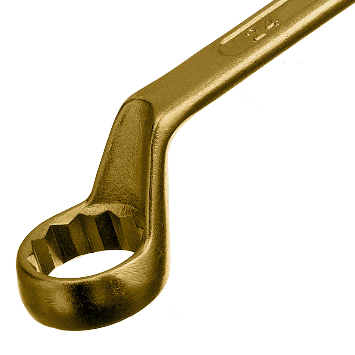 Ключ накидной 22х24мм желтый цинк СИБРТЕХ preview 3