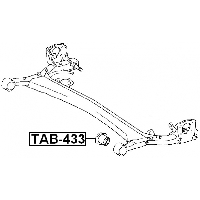 Сайлентблок FEBEST TAB-433 preview 2