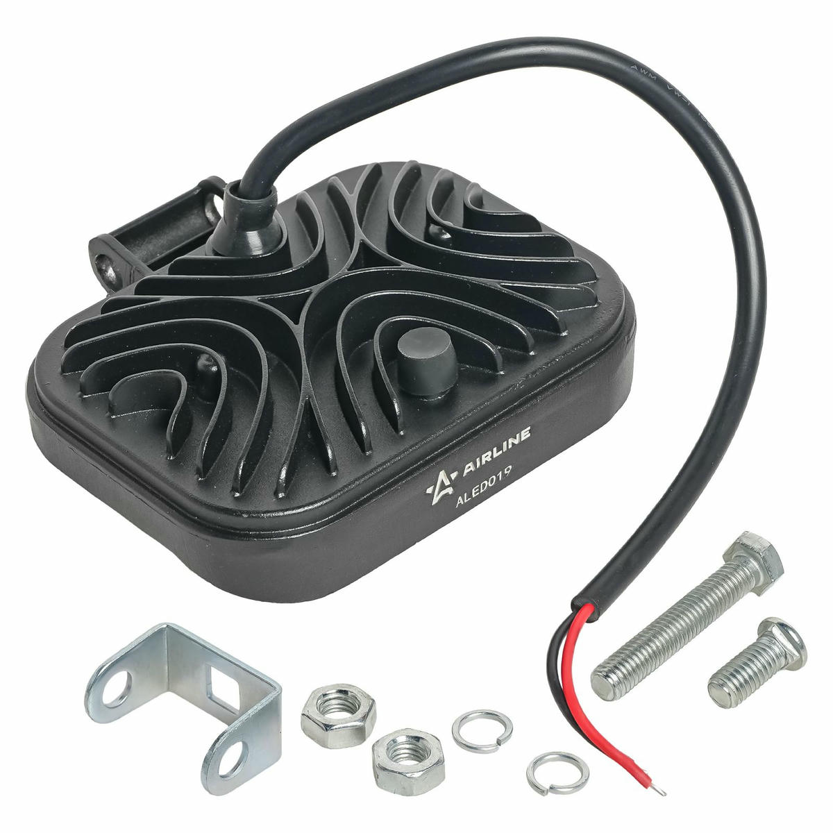 Фара светодиодная прямоугольная, 21 LED рассеяный свет 21W (108х80х35) 12/24V (ALED019) preview 3