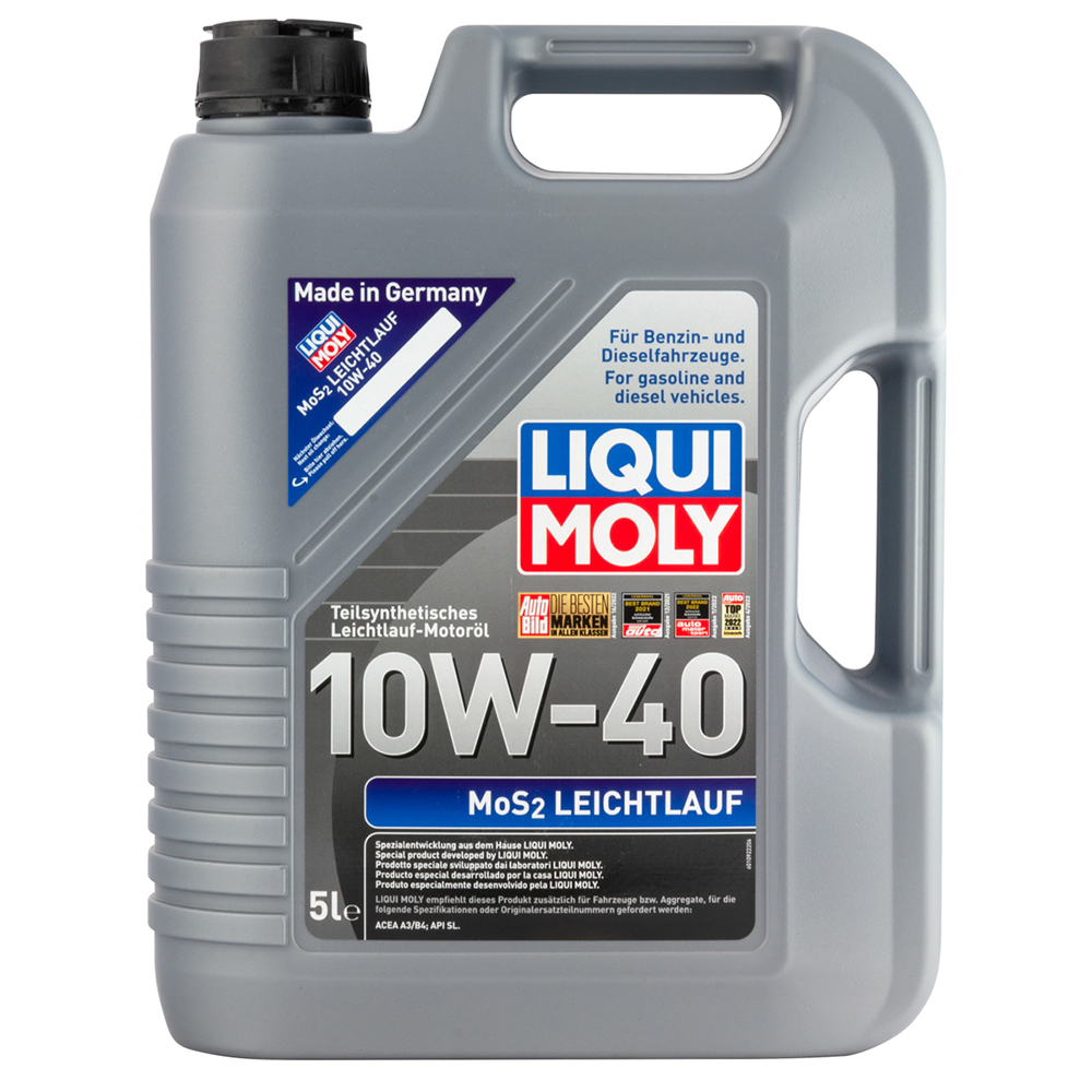 Масло моторное LIQUI MOLY LEICHTLAUF МоS2 10W40 5л п/синт. preview 2