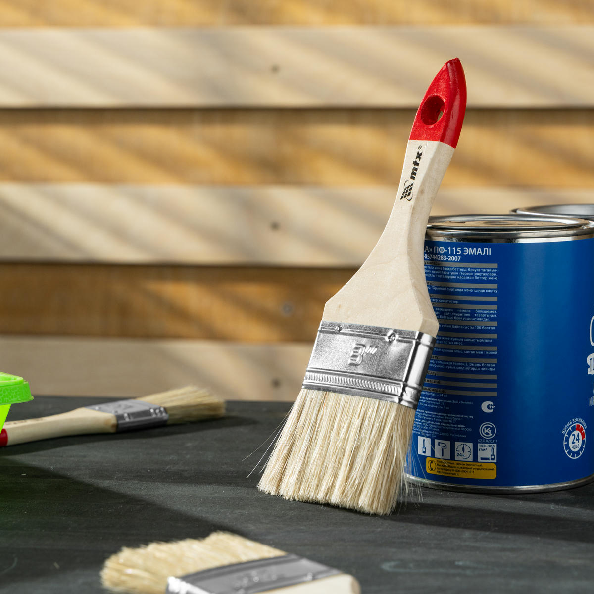 Кисть плоская "Стандарт" 3", натуральная щетина MATRIX preview 6