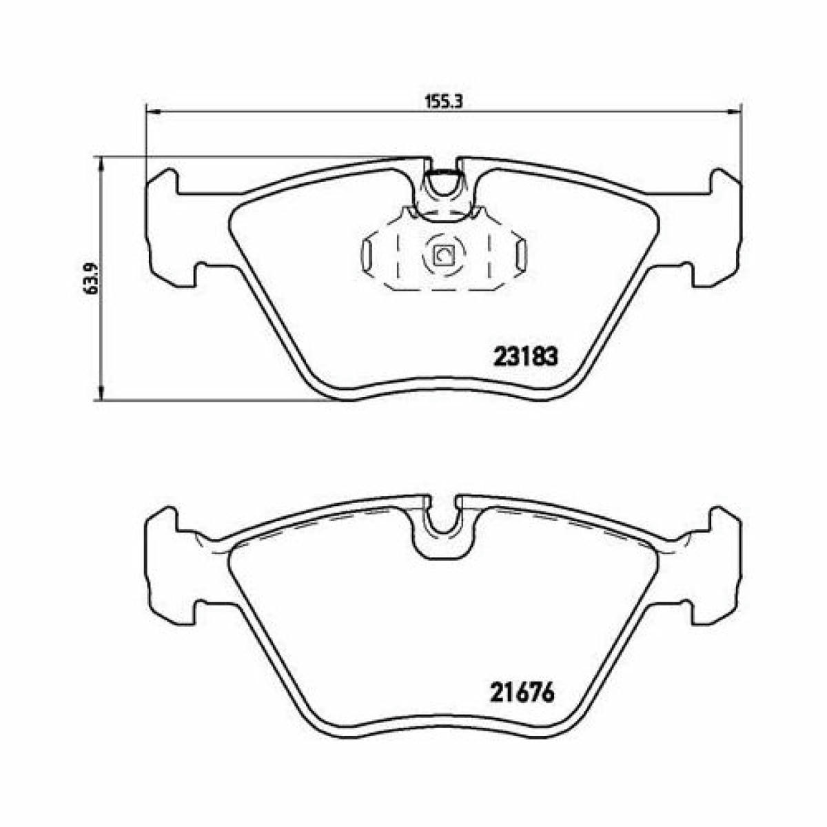 Колодки тормозные передние к-кт TRIALLI PF 4184 preview 3