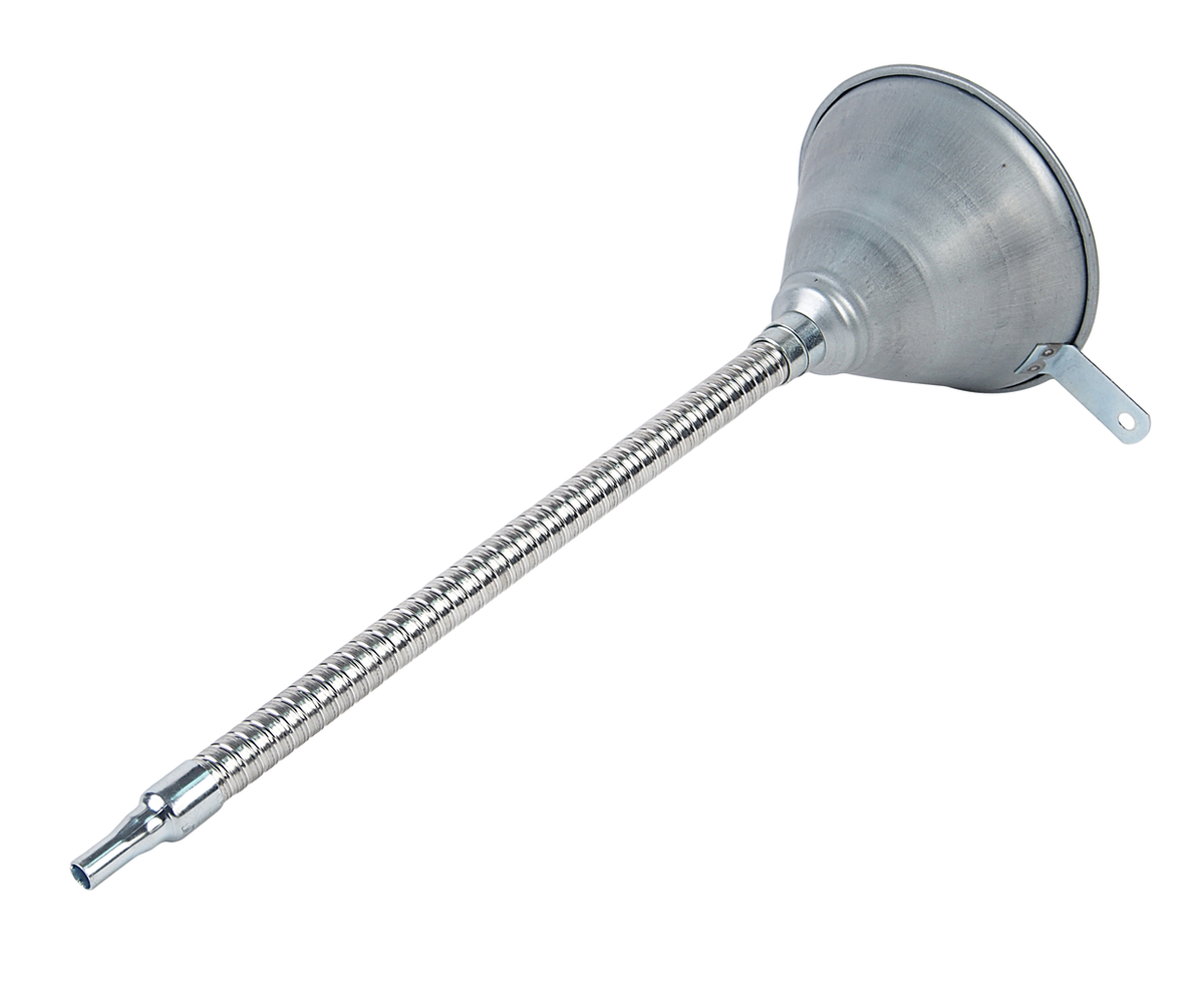 Воронка 140мм дл.370мм металлическая с гибким наконечником JTC preview 1