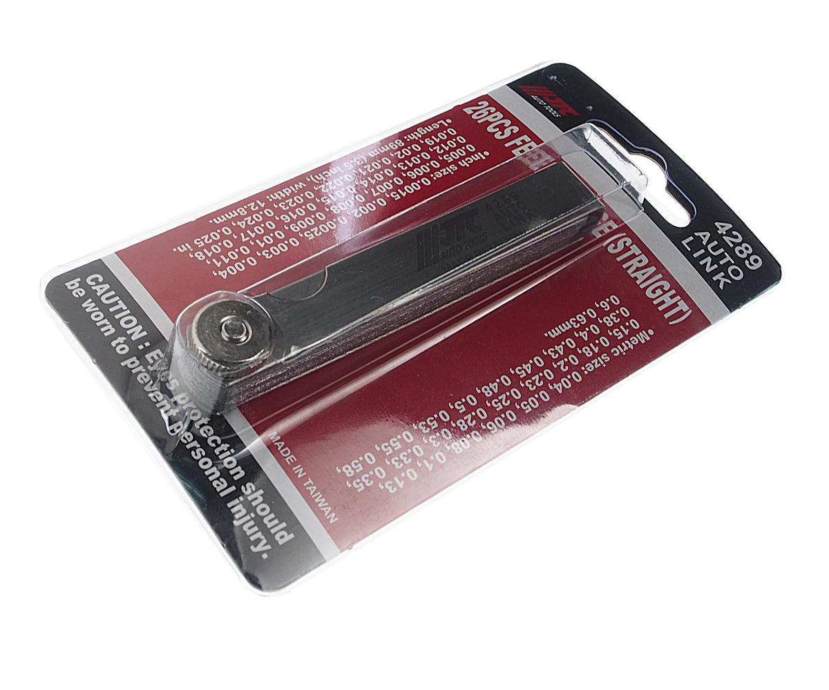 Набор щупов прямых для измерения зазора (0.04-0.63мм; 0,0015"-0,025") 26 лезвий JTC preview 1