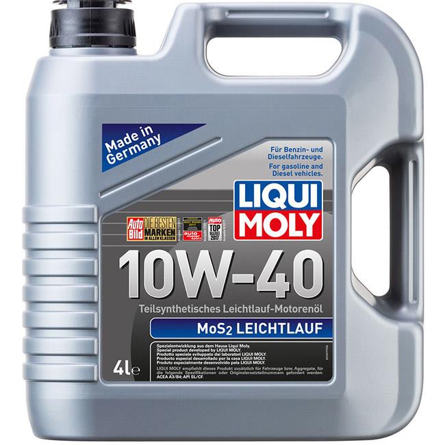 Масло моторное LIQUI MOLY LEICHTLAUF МоS2 10W40 4л п/синт. preview 1
