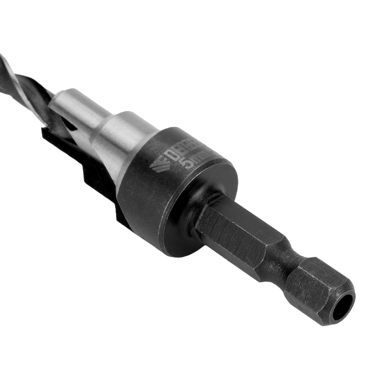 Сверло-зенкер под конфирмат, 5 мм // Denzel preview 5