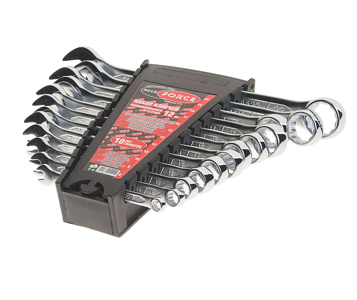 Набор ключей комбинированных 12пр холдер ROCK FORCE preview 1