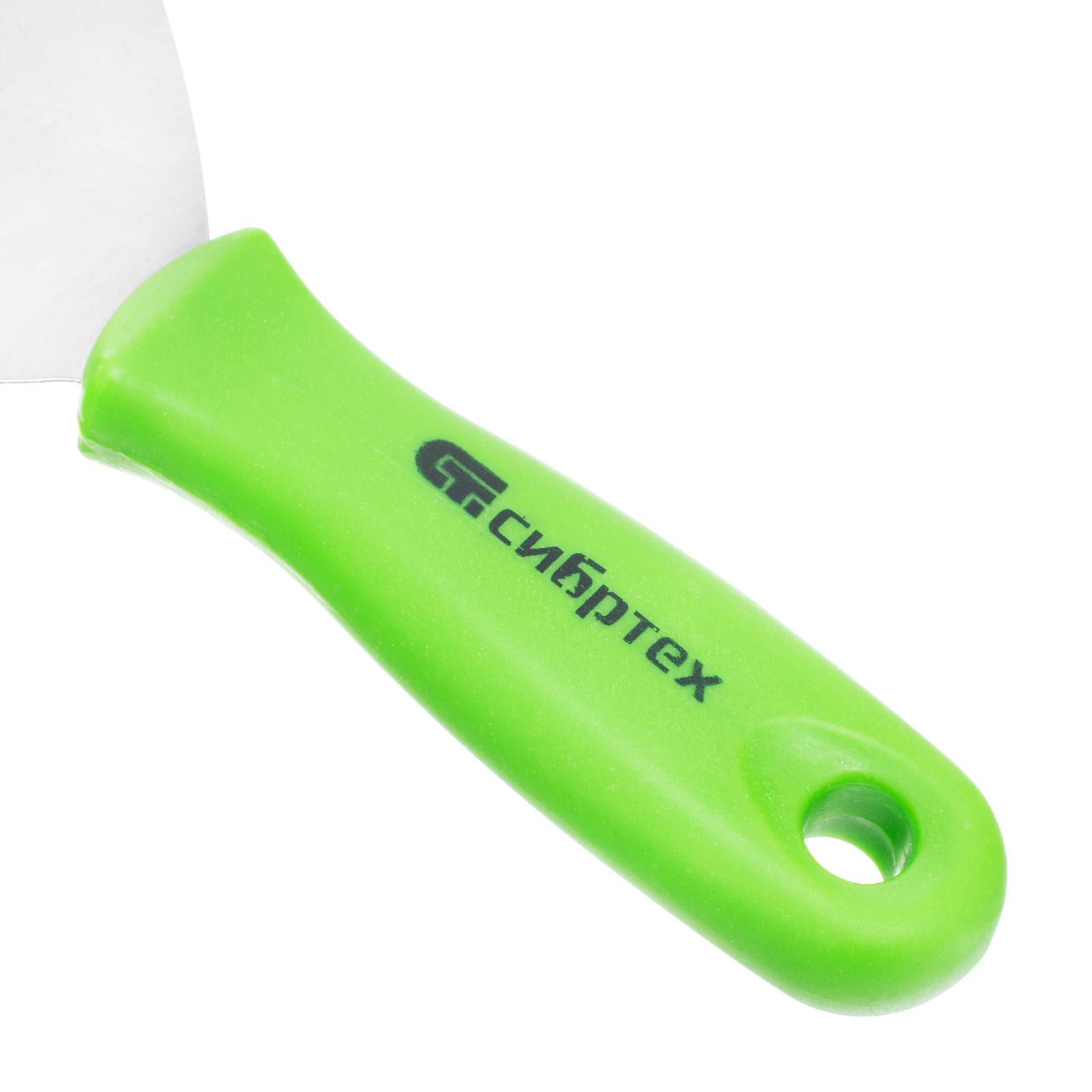 Шпательная лопатка из нержавеющей стали, 120 мм, пластмассовая ручка СИБРТЕХ 85549 preview 5