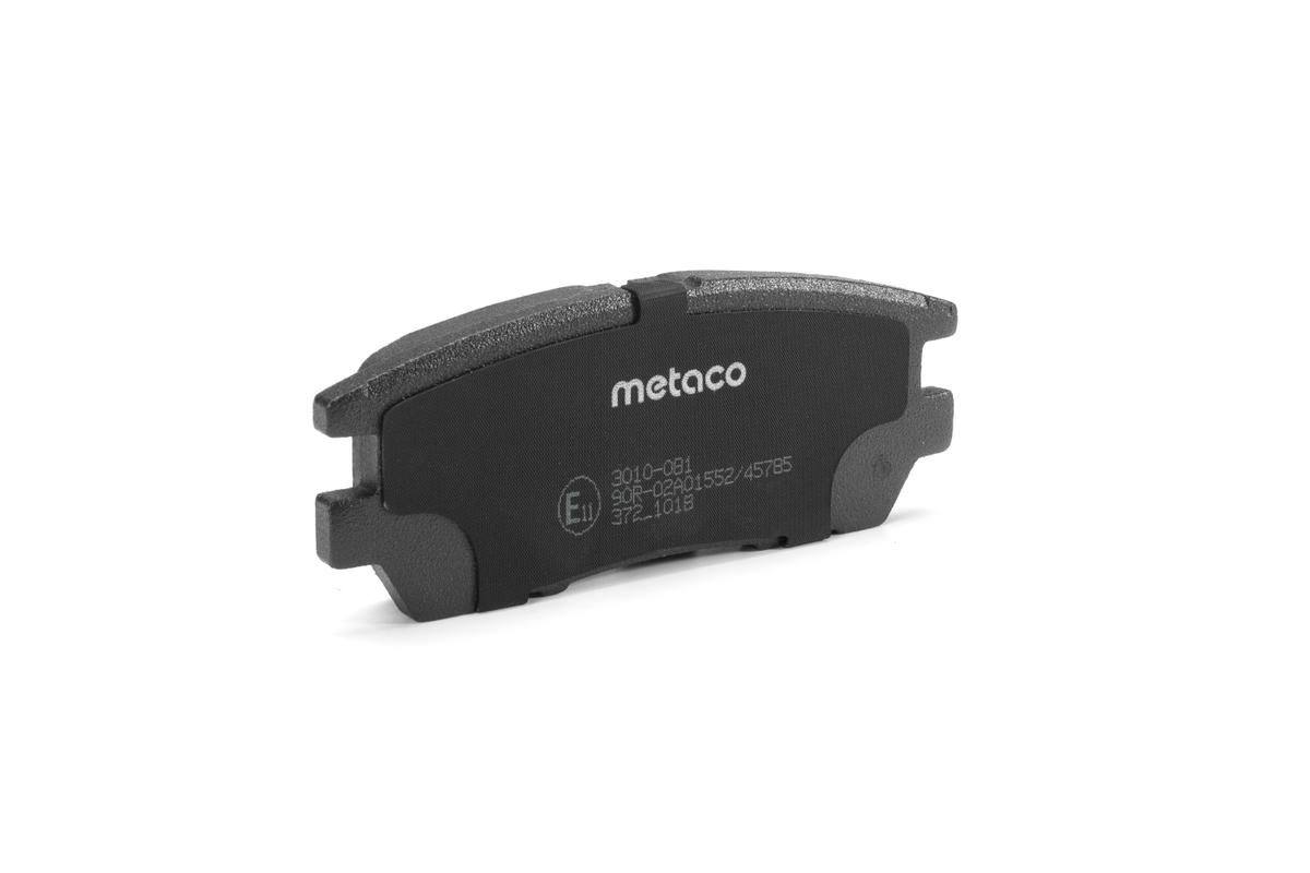 Колодки тормозные задние дисковые к-кт metaco 3010-081 preview 2