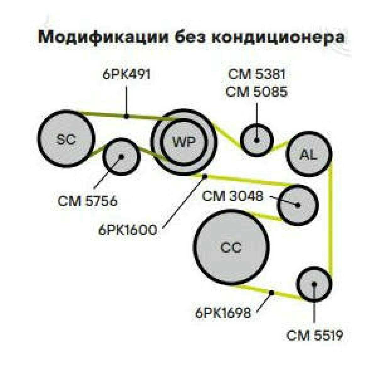 Ролик ручейкового ремня TRIALLI CM 3048 preview 5