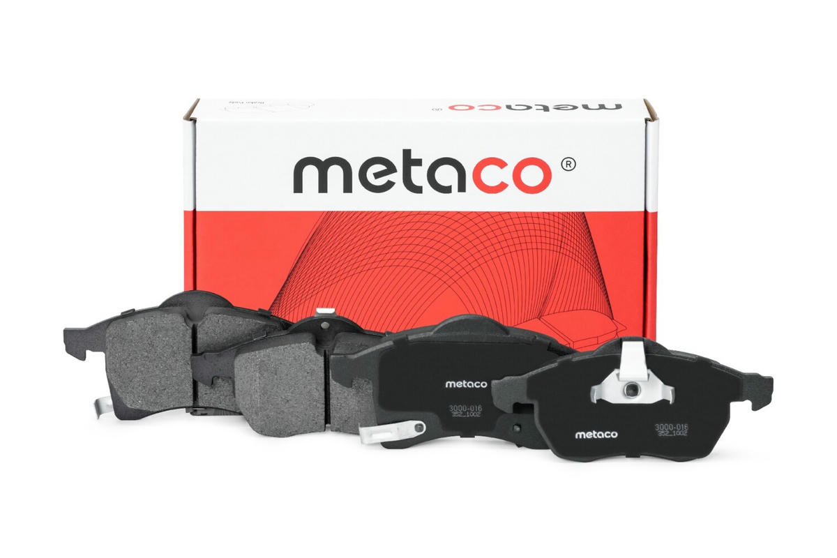 Колодки тормозные передние к-кт metaco 3000-016 preview 1