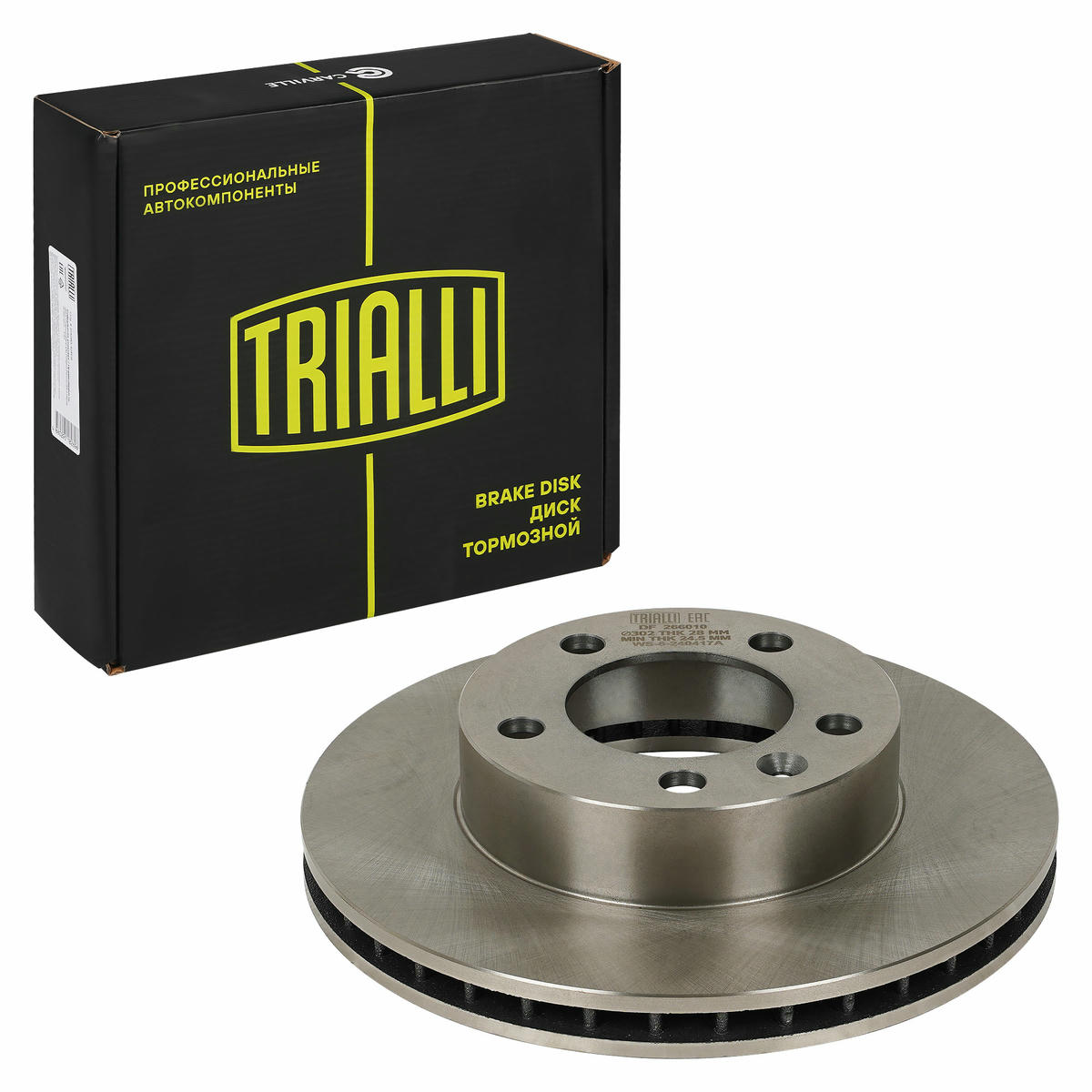 Диск торм. для а/м Renault Master (10-)/Opel Movano (10-) перед. d=302 (DF 266010) preview 1