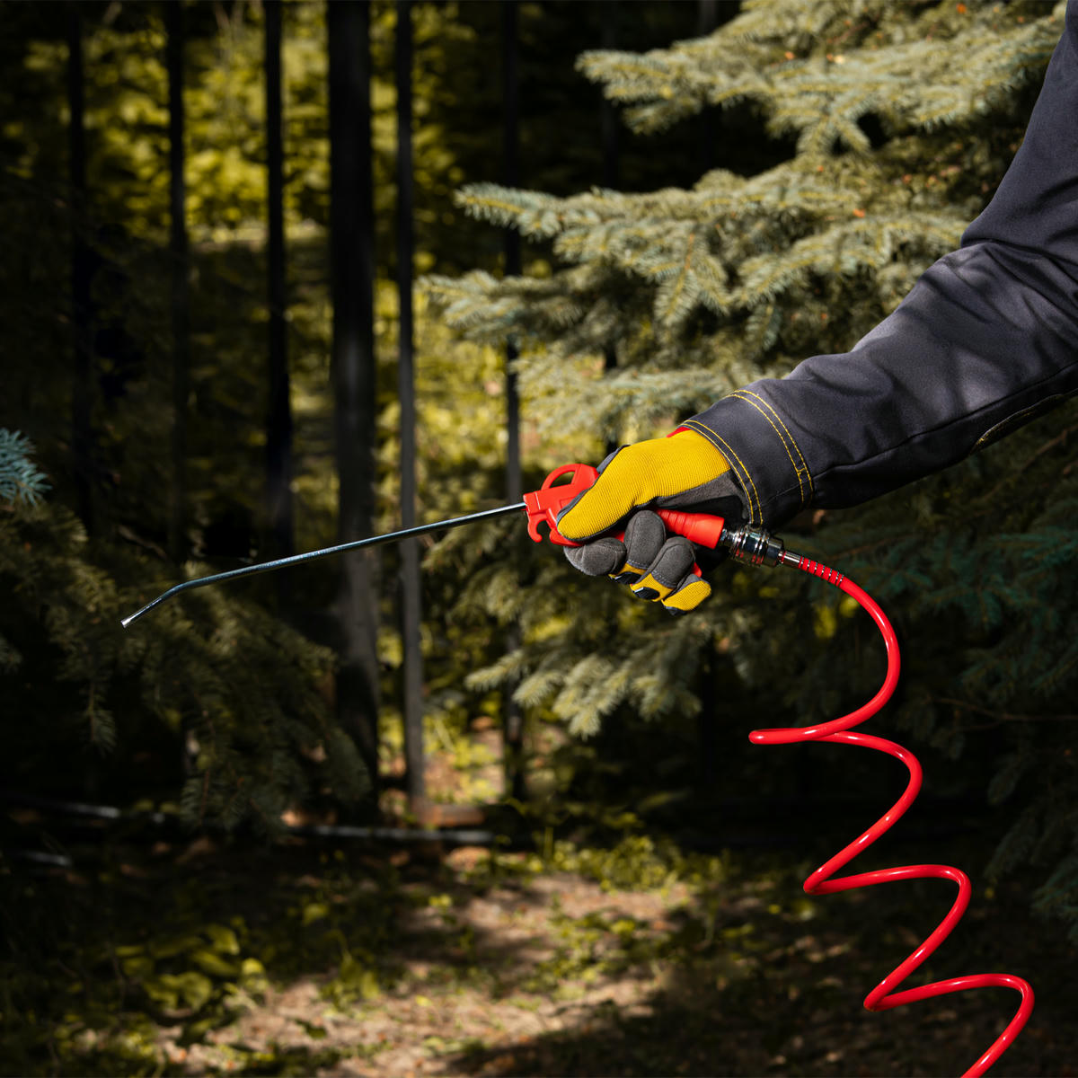 MATRIX 57334 Пистолет продувочный с удлиненным изогнутым соплом, пневматический, 270 мм preview 1