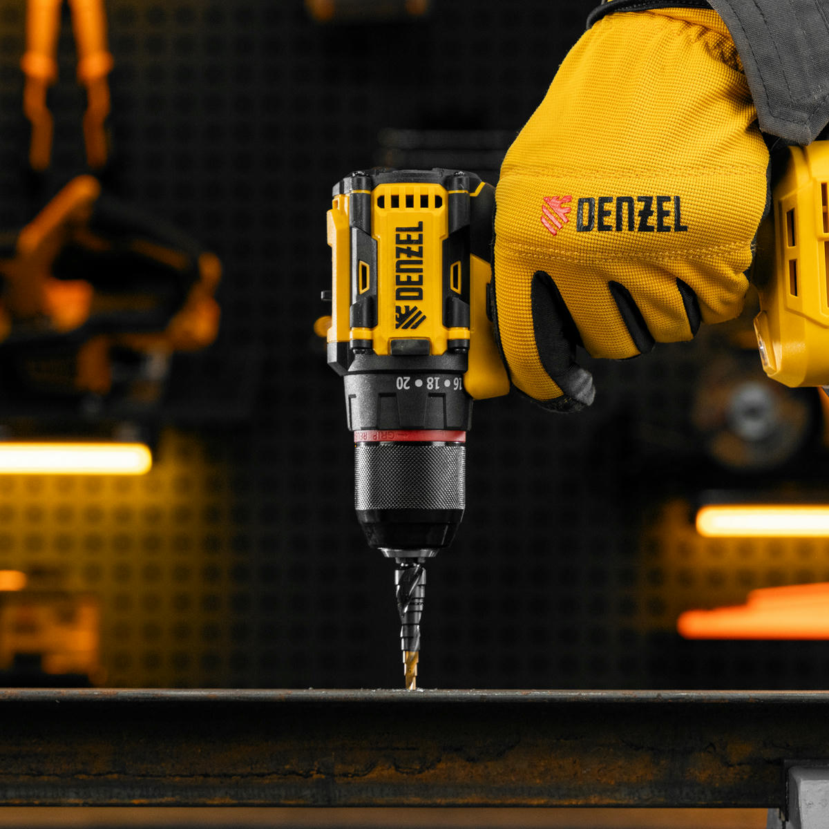 Сверло ступенчатое 4-5-6-7-8-9-10-11-12 мм, Р6М5, 6-гр. хвостовик Denzel preview 9