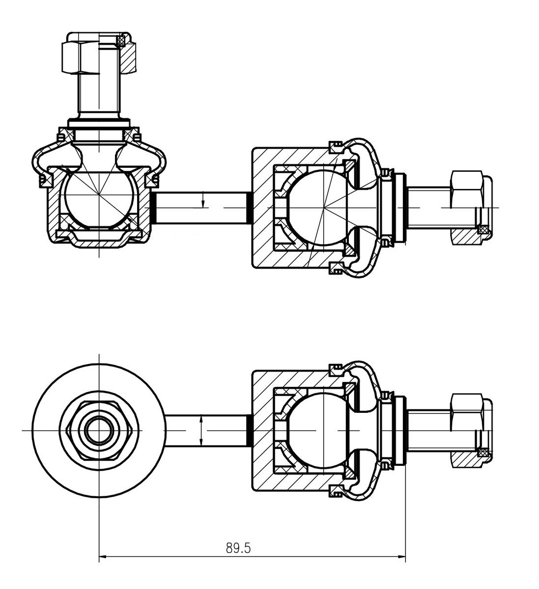 Стойка стабилизатора TRIALLI SP 0830 preview 3