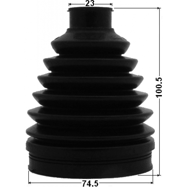 1217PSOL2WD_пыльник шрус наружний комплект 74.5X100.5X23! Hyundai Solaris (SB) 10-17 preview 2