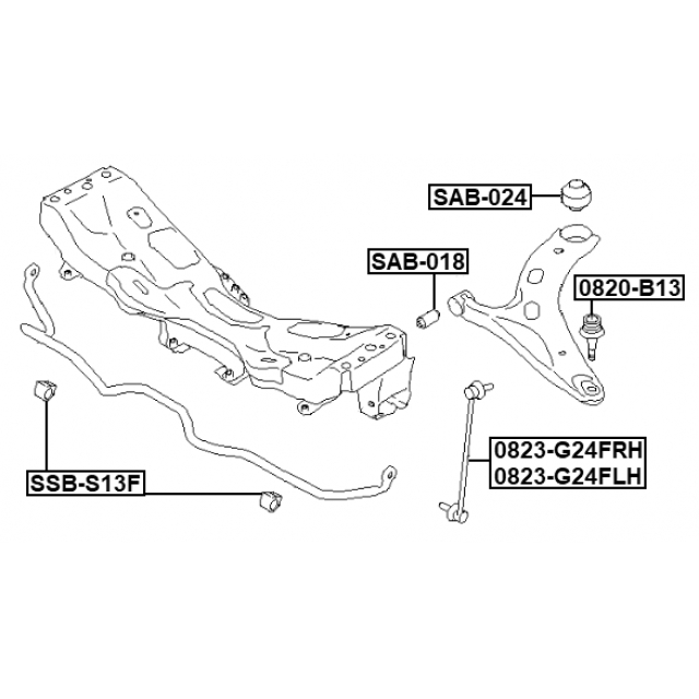 Тяга стабилизатора передняя левая preview 2