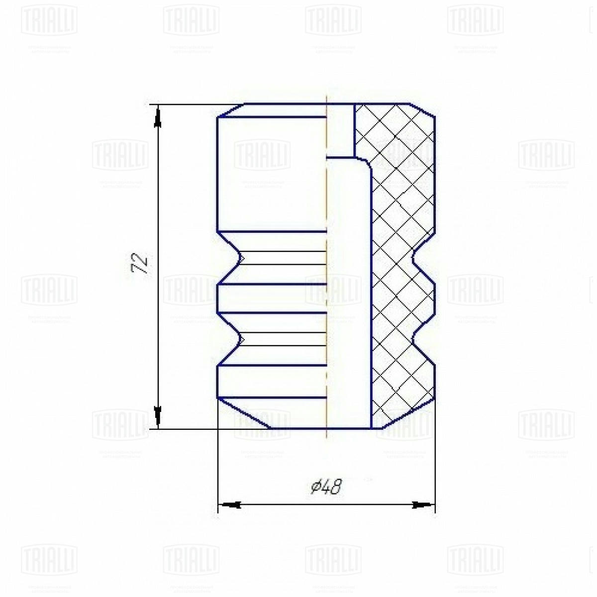 Отбойник амортизатора TRIALLI BC 0182 preview 2