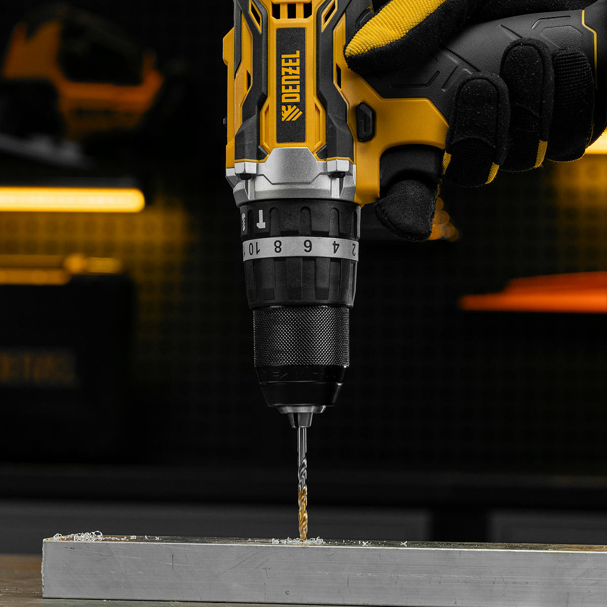 Сверло спиральное по металлу 4 x 75мм, Р6М5, Golden Tip // Denzel preview 8