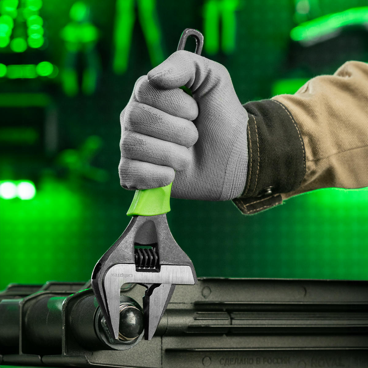 СИБРТЕХ 15536 Ключ разводной, тонкие губки, фосфатированный, 250 мм preview 9