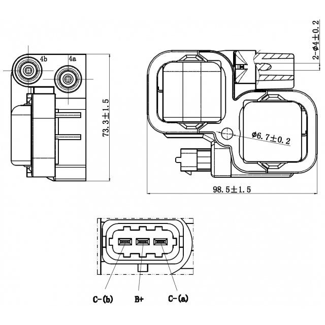 Катушка зажигания FEBEST 16640-002 preview 2