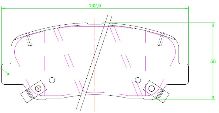 Колодки торм. для а/м Geely Atlas Pro (19-) диск. перед. TRIALLI PF 2306 preview 3