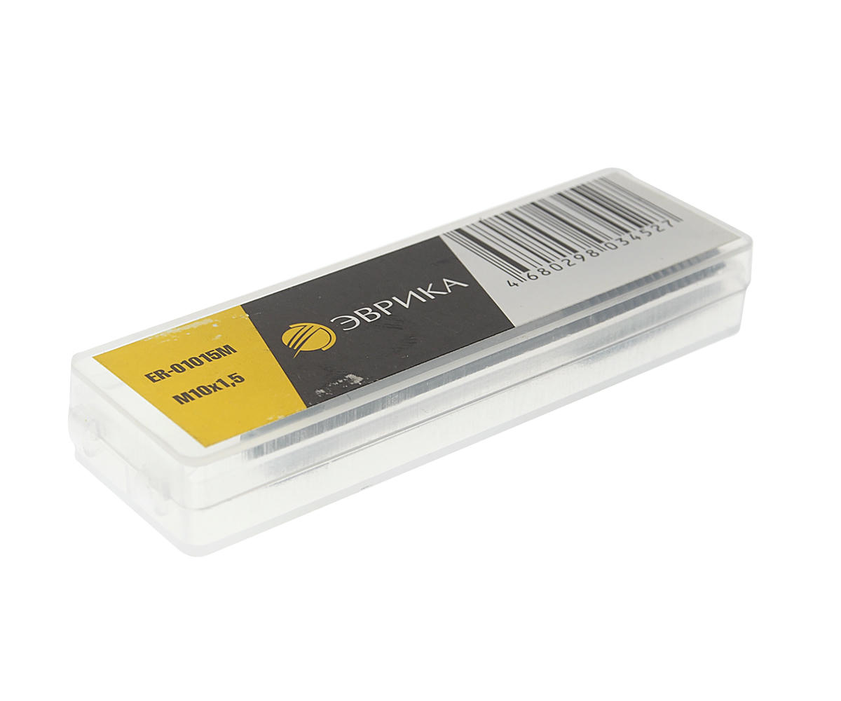 Метчик М10х1,5 (2шт) в пласт. футляре ЭВРИКА preview 1