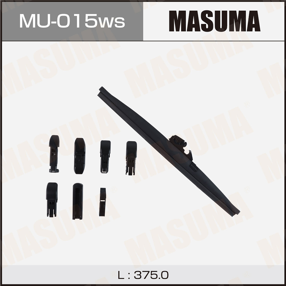 Щетка стеклоочистителя зимняя 375 мм каркасная 1 шт MASUMA Snow Blade MU-015ws preview 1