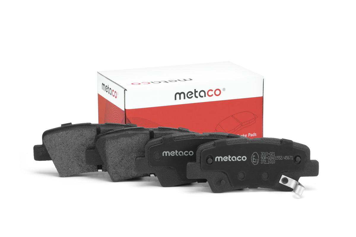 Колодки тормозные задние дисковые к-кт metaco 3010-021 preview 1