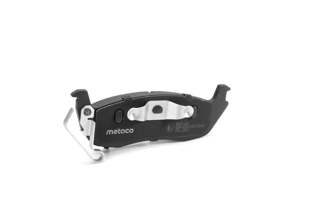 Колодки тормозные задние дисковые к-кт metaco 3010-162 preview 4