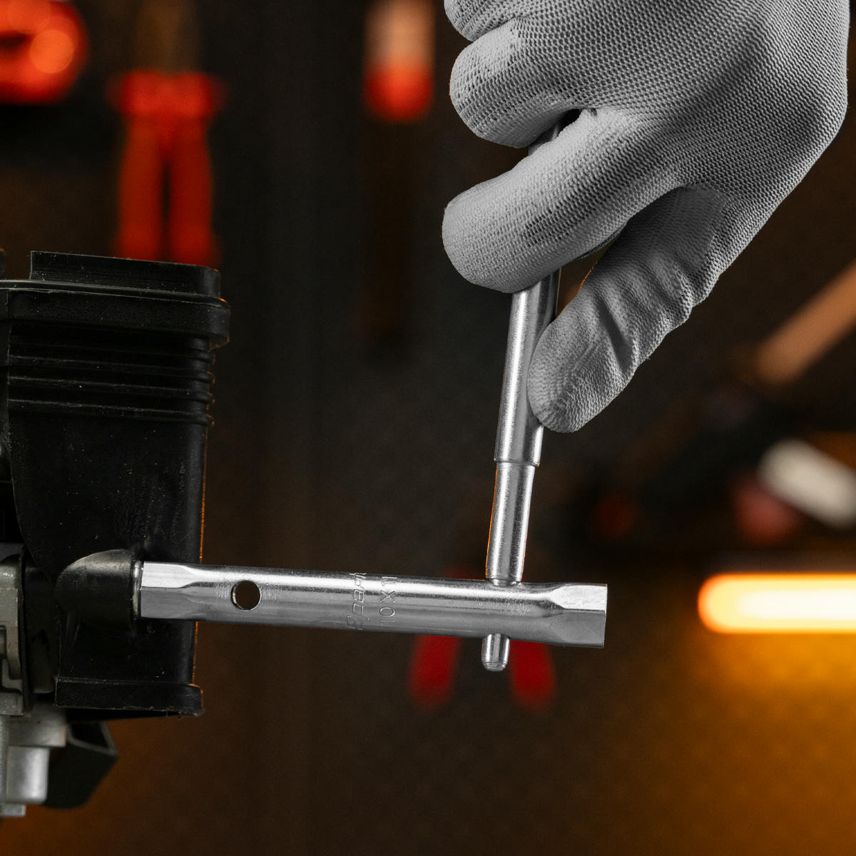 Набор ключей-трубок торцевых, 6 х 22 мм, 1 вороток, оцинкованные, 10 шт.// SPARTA preview 7