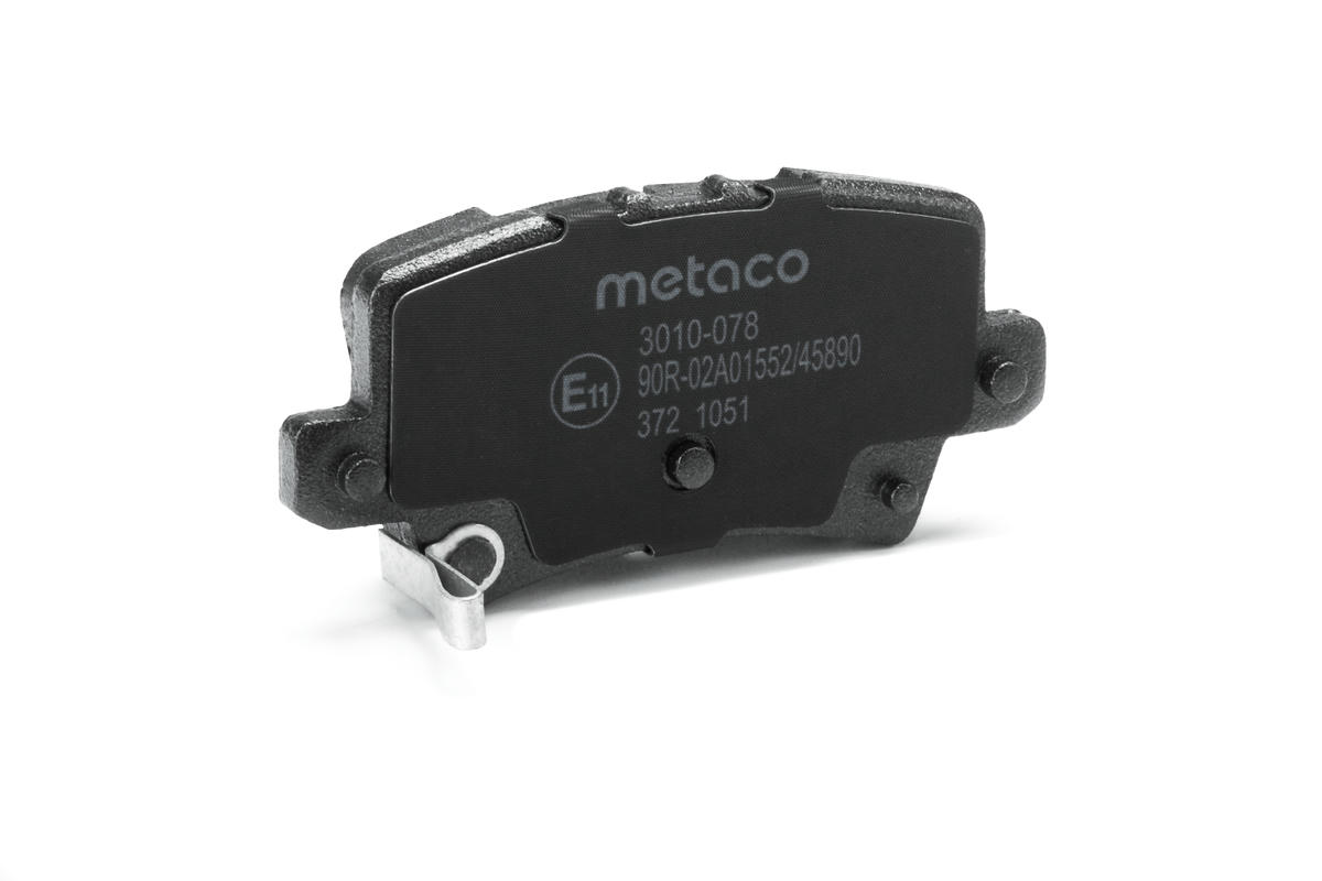 Колодки тормозные задние дисковые к-кт metaco 3010-078 preview 3