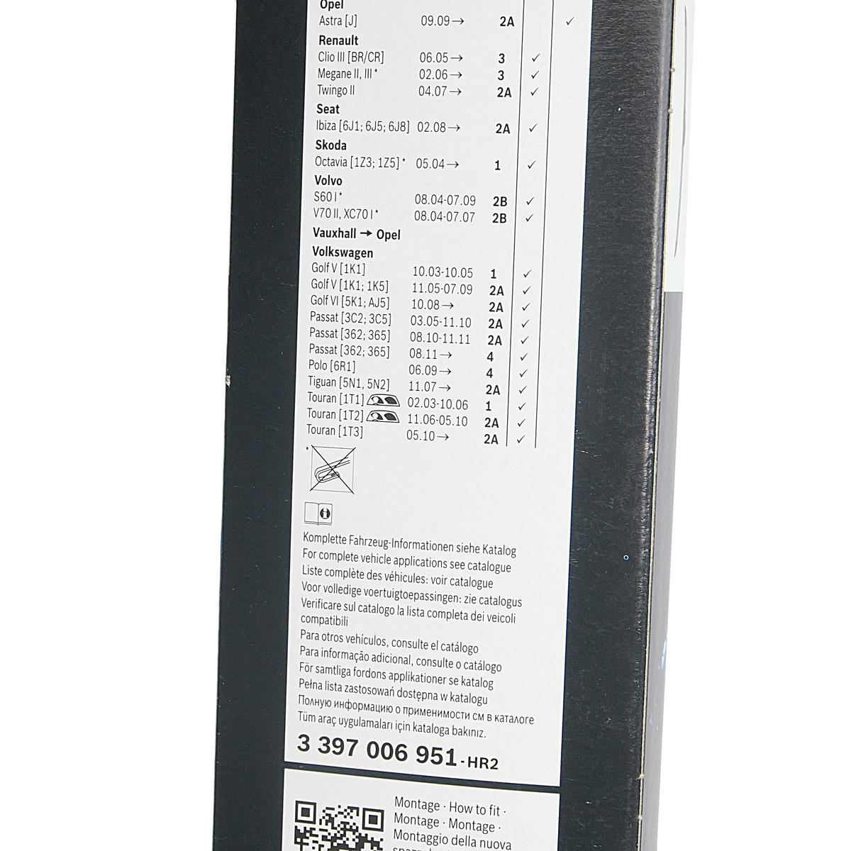 Щетка стеклоочистителя BOSCH 3 397 006 951 preview 1