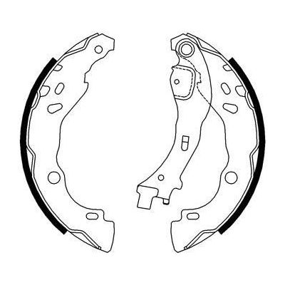 Колодки барабанные к-кт TRIALLI GF 4576 preview 3