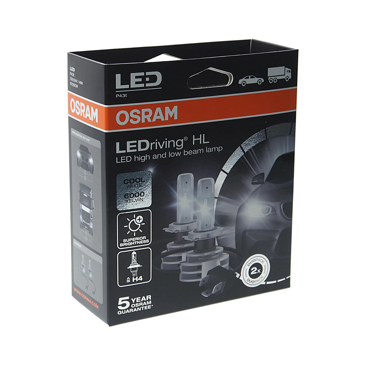 К-кт ламп светодиодных OSRAM 9726CW preview 3