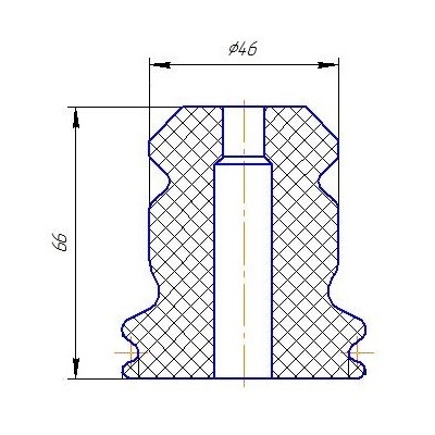 Пыльник с отбойником TRIALLI BCS 1066 preview 2