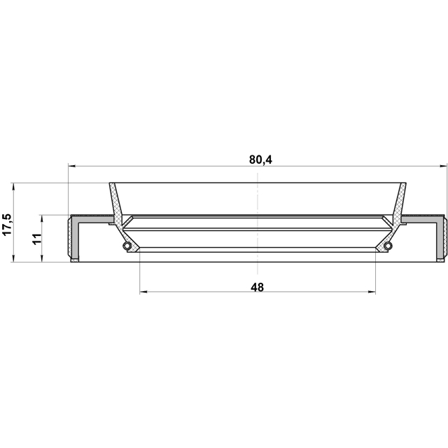 Сальник приводного вала FEBEST 95HBY-50801117L preview 2