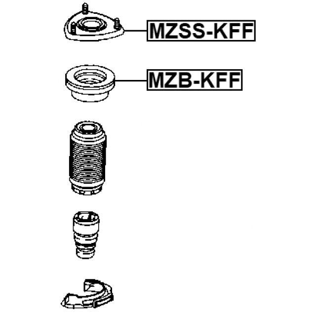 Опора переднего амортизатора preview 2 Опора переднего амортизатора preview 2
