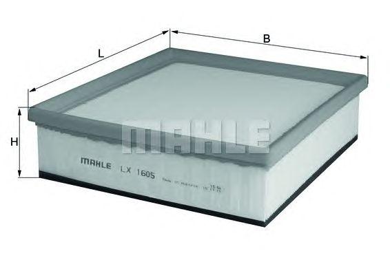 Фильтр воздушный MAHLE LX 1605 preview 1