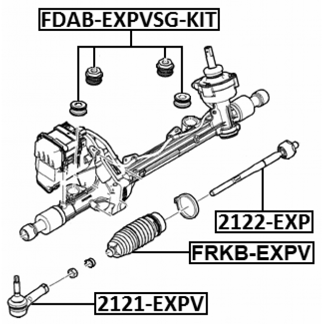 Сайлентблок рулевой рейки preview 2