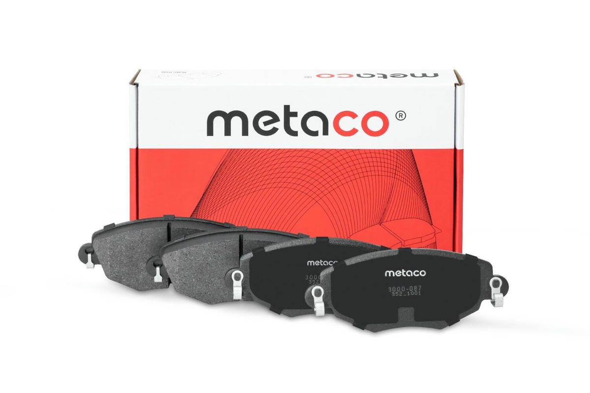 Колодки тормозные передние к-кт metaco 3000-087 preview 1