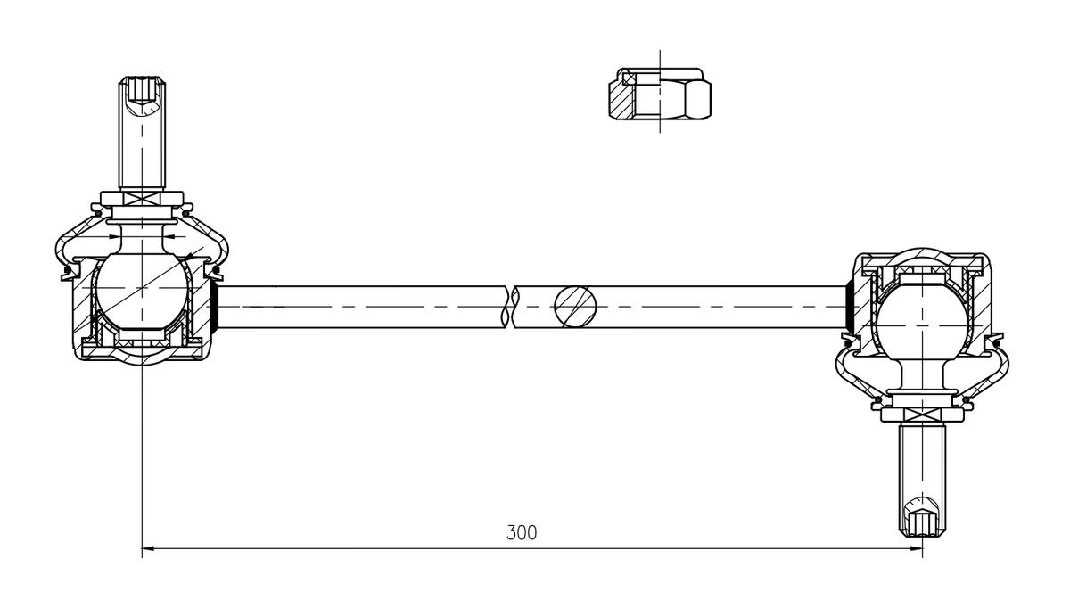 Стойка переднего стабилизатора TRIALLI SP 1016 preview 3