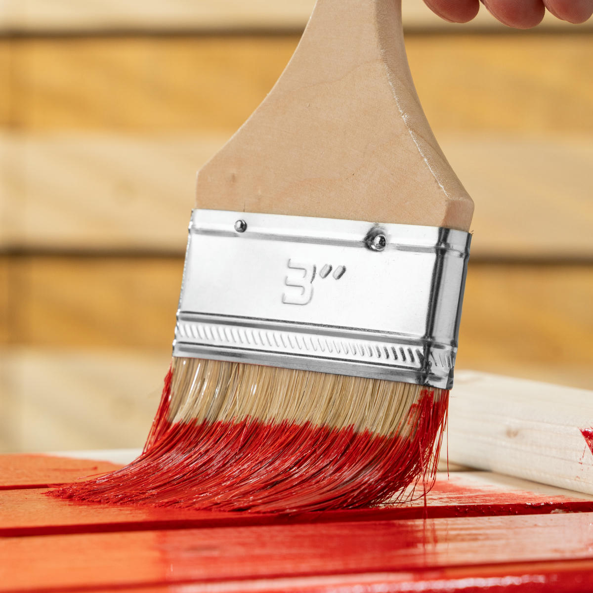 Кисть плоская "Стандарт" 3", натуральная щетина MATRIX preview 9