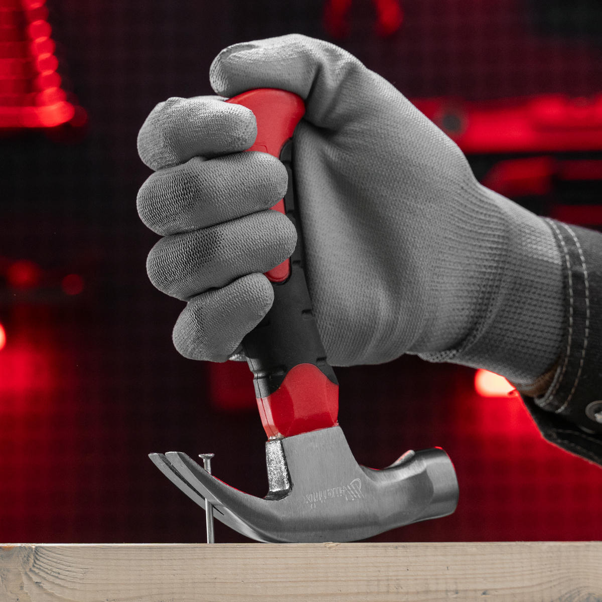 Молоток-гвоздодер мини, боек с магнитом, фибергласовая рукоять MATRIX preview 10