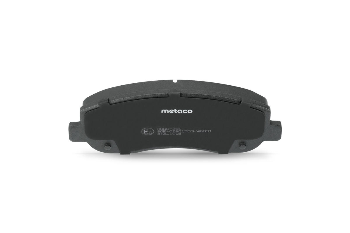 Колодки тормозные передние к-кт metaco 3000-291 preview 5 Колодки тормозные передние к-кт metaco 3000-291 preview 5